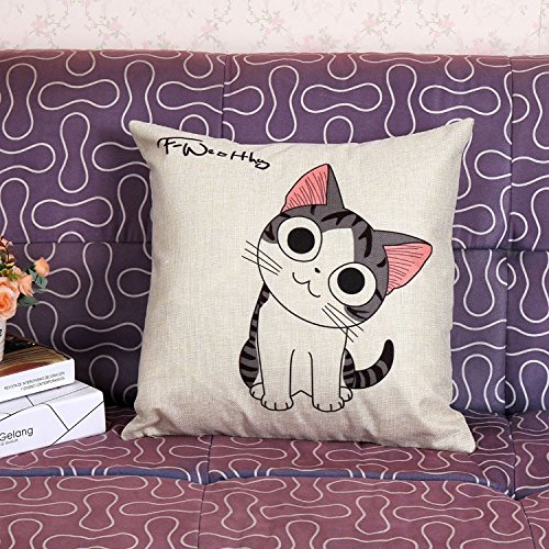 6982395830360 - CUTE ANIMAL DECORATIVE CUSHION COVERS CUTE THROW PILLOW COVERS COLORFUL PILLOW CASE 4547