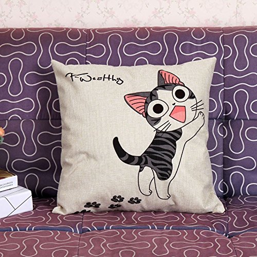 6982395830377 - CUTE ANIMAL DECORATIVE CUSHION COVERS CUTE THROW PILLOW COVERS COLORFUL PILLOW CASE 4548