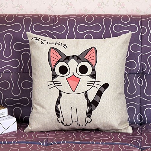 6982395830391 - CUTE ANIMAL DECORATIVE CUSHION COVERS CUTE THROW PILLOW COVERS COLORFUL PILLOW CASE 4550