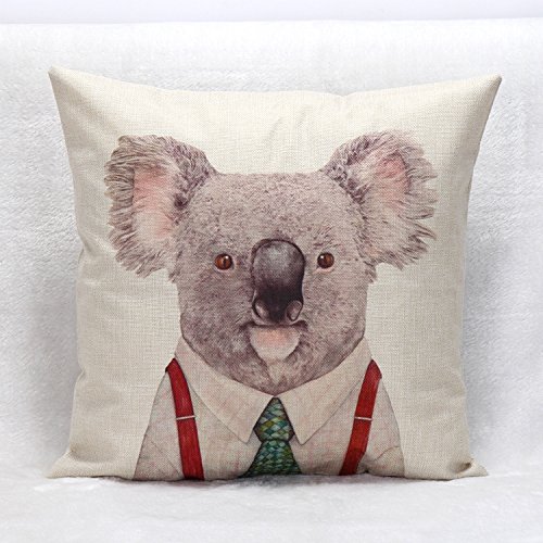 6982395830438 - CUTE ANIMAL DECORATIVE CUSHION COVERS CUTE THROW PILLOW COVERS COLORFUL PILLOW CASE 4554