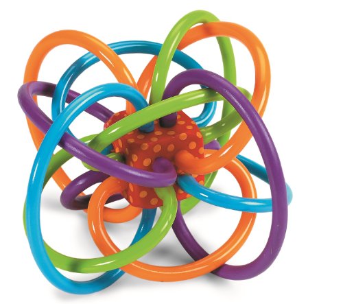 0698798046395 - MANHATTAN TOY WINKEL RATTLE AND SENSORY TEETHER ACTIVITY TOY