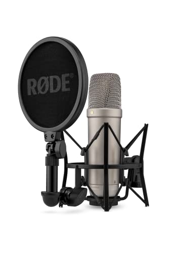 0698813010523 - RODE NT1 5TH GENERATION CONDENSER MICROPHONE WITH SM6 SHOCKMOUNT AND POP FILTER - SILVER
