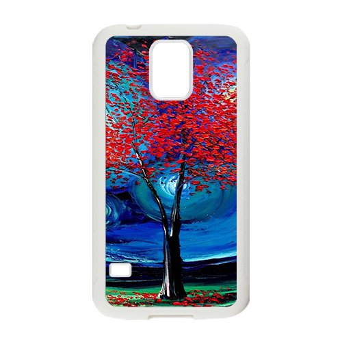 0698879634503 - VINCENT VAN GOGH STARRY NIGHT RED TREE PHONE CASE FOR SAMSUNG GALAXY S5