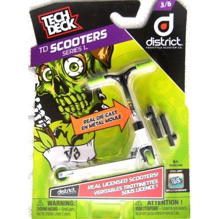 0698887266697 - TECH DECK SCOOTERS SERIES 1 DISTRICT FREESTYLE SCOOTER CO 3/6