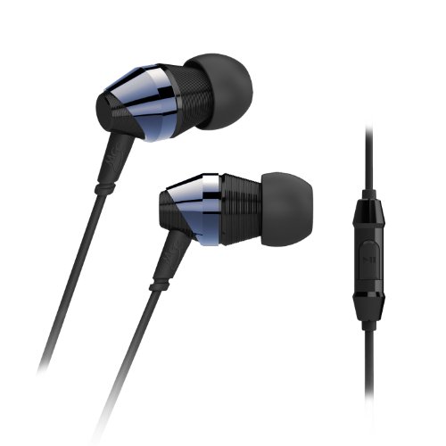 0698895109207 - MEE AUDIO M-DUO DUAL DYNAMIC DRIVER IN-EAR HEADPHONE WITH INLINE MICROPHONE AND REMOTE, BLUE