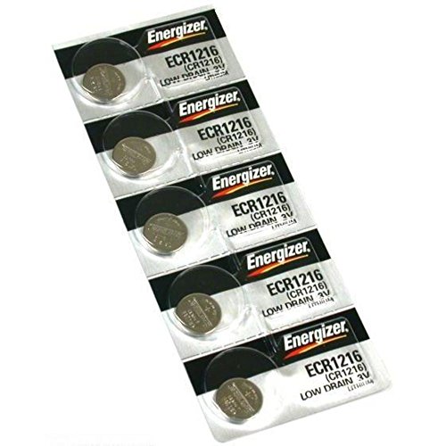 0698895620443 - 5 CR1216 ENERGIZER WATCH BATTERIES LITHIUM BATTERY CELL