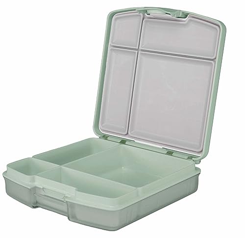 0698904103523 - UBBI BENTO LUNCH BOX FOR KIDS WITH 4 COMPARTMENTS, BPA FREE, LEAKPROOF, DISHWASHER SAFE, LUNCH CONTAINER, SAGE