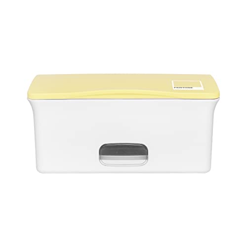 0698904108849 - UBBI BABY WIPES DISPENSER | BABY WIPES CASE | BABY WIPES HOLDER WITH WEIGHTED PLATE, KEEPS WIPES FRESH AND NON-SLIP RUBBER FEET, PANTONE YELLOW