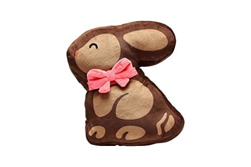 0698904520153 - PEARHEAD CHOCOLATE BUNNY DOG TOY, PLUSH SQUEAKER EASTER CANDY PET TOY, EASTER DOG TOY FOR PET OWNERS