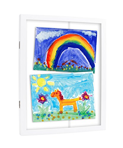0698904810179 - PEARHEAD CHILDREN'S ARTWORK STORAGE FRAME, WHITE