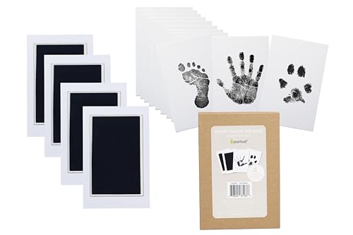 0698904831686 - PEARHEAD CLEAN-TOUCH INK PAD 4-PACK, BABY HANDPRINT OR FOOTPRINT CLEAN-TOUCH INK PAD KIT, INK PAD FOR CAT OR DOG PAWPRINTS, BABY AND PET KEEPSAKE INK PADS, SET OF 4