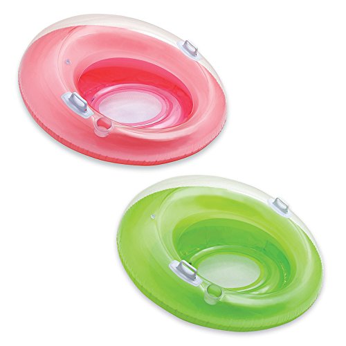 0698997697770 - INTEX SIT 'N LOUNGE INFLATABLE POOL FLOAT, 47 DIAMETER, FOR AGES 8+, (COLORS MAY VARY), 1 PACK