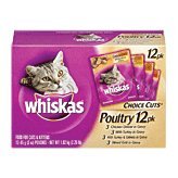 0699187330460 - WHISKAS CHOICE CUTS POULTRY MENU VARIETY PACK, 2.25-POUND