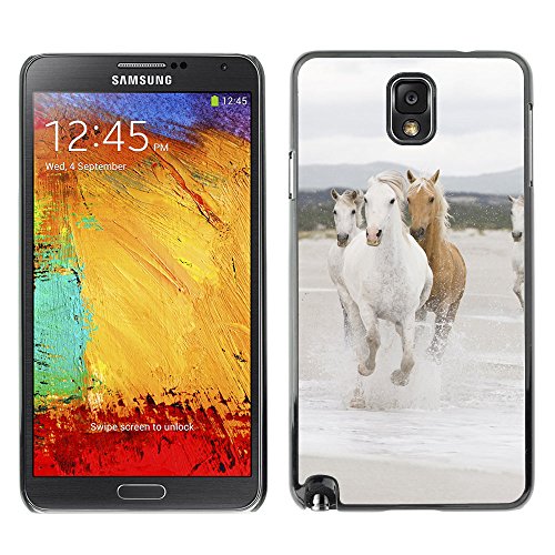0699467180617 - OMEGA CASE STRONG & SLIM POLYCARBONATE COVER - SAMSUNG GALAXY NOTE 3 III ( BEAUTIFUL WILD HORSES )