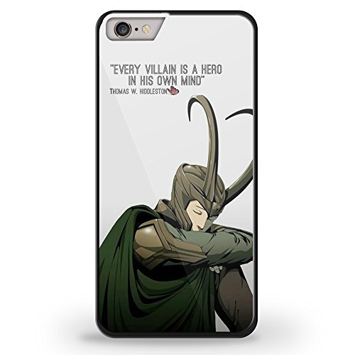 6994746641853 - QUOTE OF TOM HIDDLESTON LOKI FOR IPHONE AND SAMSUNG GALAXY TPU CASE (IPHONE 6 BLACK)