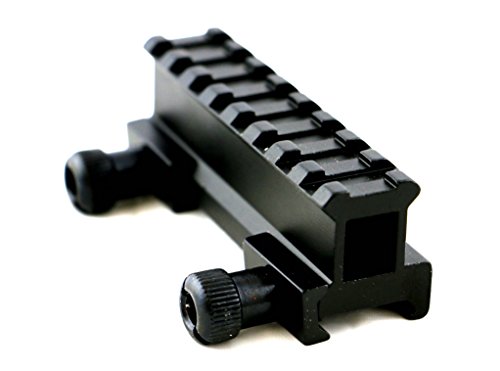 0699618830859 - 1 HOLO PICATINNY RISER FLAT TOP RAIL SCOPE MOUNT TACTICAL FOR FLASHLIGHT LASER SCOPE SIGHTS BY GOLDEN EYE TACTICAL