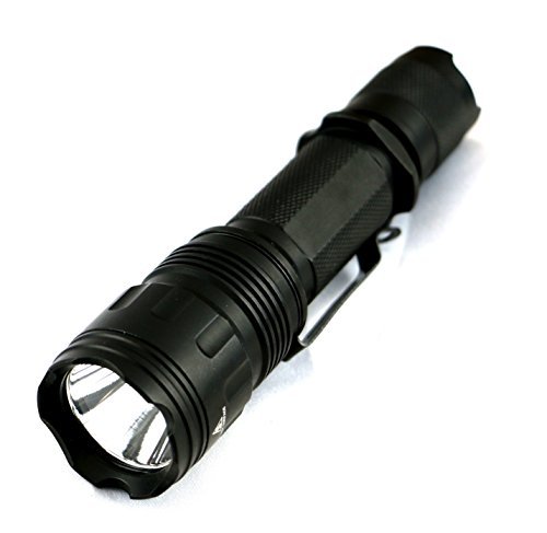0699618830873 - CREE LED 1000 LUMEM TACTICAL FLASHLIGHT WITH POCKET CLIP AND PRESSURE SWITCH EMERGENCY SURVIVAL LIGHT BY GOLDEN EYE TACTICAL