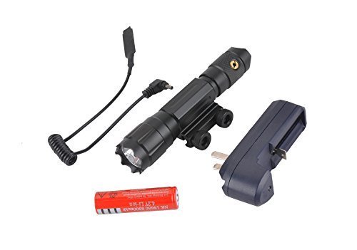 0699618831399 - TACTICAL T6 LED 1000 LUMEN FLASHLIGHT COMPACT WEAPON DUAL NUT CLAMP MOUNTED TORCH BY GOLDEN EYE TACTICAL