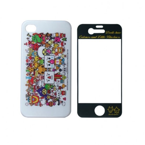 0699758125259 - TO-FU GLOOMY BEAR IPHONE 4 COVER CASE WITH PRINTED SCREEN PROTECTOR (DEVILROBOTS FAMILY)