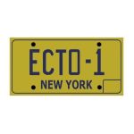 0699788809846 - GHOSTBUSTERS ECTO-1 LICENSE PLATE PROP REPLICA