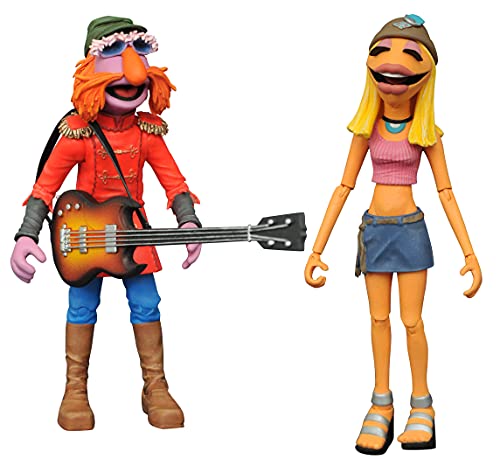 0699788843161 - DIAMOND SELECT TOYS THE MUPPETS: FLOYD PEPPER & JANICE ACTION FIGURE TWO-PACK