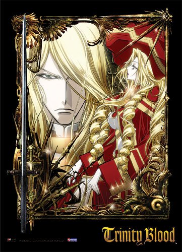 0699858997480 - GREAT EASTERN ENTERTAINMENT TRINITY BLOOD CATHERINA SFORZA AND HUGO DE WATTEAU WALL SCROLL, 33 BY 44-INCH