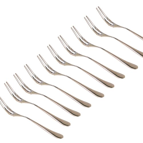 0699902693764 - COCKTAIL FORK SET OF 15 - HIGH QUALITY SMALL 5 INCH FLATWARE PERFECT FOR SERVING FRUIT, DESSERT, APPETIZER, CHEESE, ESCARGOT, WATERMELON, LOBSTER, SHELLFISH