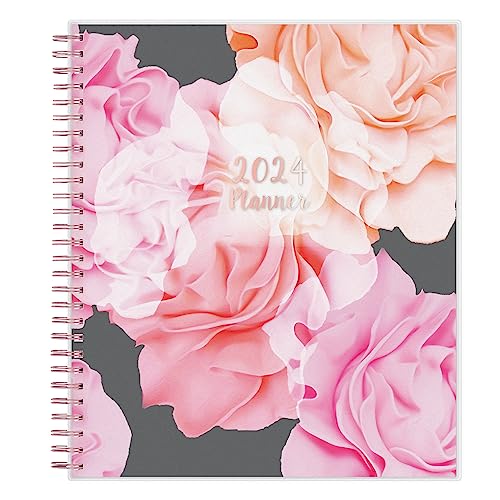0699931907764 - BLUE SKY 2024 MONTHLY PLANNER, JANUARY - DECEMBER, 8 X 10, FROSTED COVER, WIREBOUND, JOSELYN (110395-24)