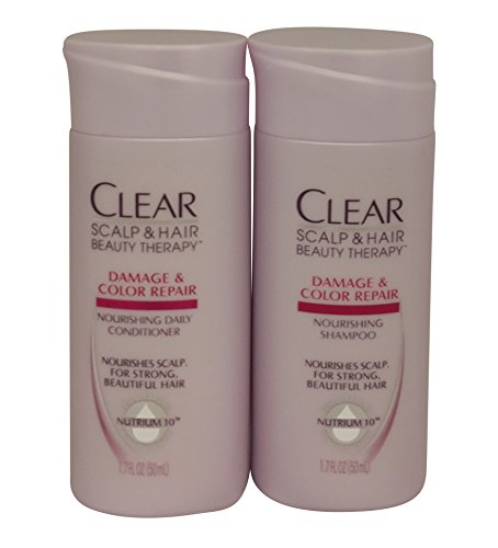 0700064821985 - CLEAR SCALP & HAIR TRAVEL SIZE TOTAL CARE NOURISHING SHAMPOO & CONDITIONER,1.7 FL. OZ EACH (4 PACK) TOTAL OF 8 BOTTLES