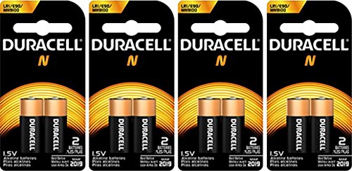 0700064850251 - DURACELL MN9100B2PK HOME MEDICAL BATTERY, SIZE N (8 BATTERIES)
