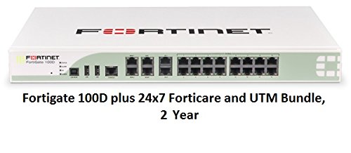0700112954511 - FORTINET FORTIGATE-100D SECURITY APPLIANCE WITH 2 YEARS 24X7 FORTICARE AND FORTIGUARD BUNDLE FG-100D-BDL-950-24