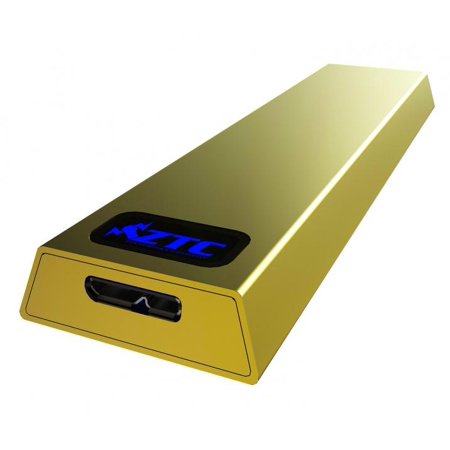 0700115306751 - ZTC THUNDER ENCLOSURE NGFF M.2 SSD TO USB 3.0 ADAPTER. SUPPORT UASP SUPERSPEED 6GB/S 520MB/S GOLD MODEL ZTC-EN004-G