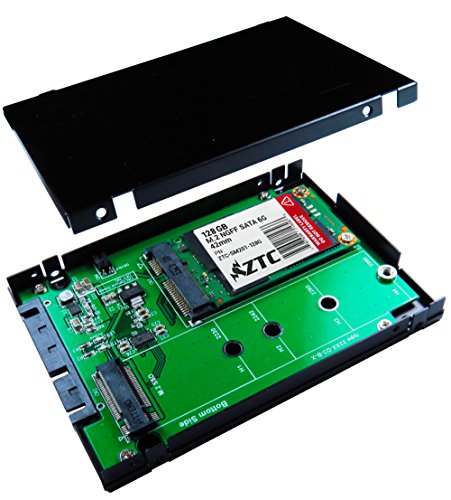 0700115306805 - ZTC 2-IN-1 SKY 2.5 ENCLOSURE M.2 (NGFF) OR MSATA SSD TO SATA III BOARD ADAPTER. MULTI SIZE FIT WITH HIGH SPEED 6.0GB/S. MODEL ZTC-EN005