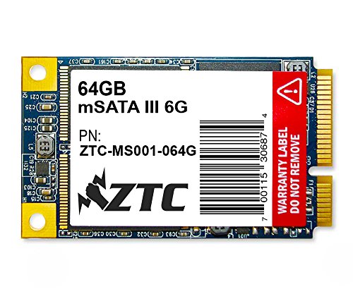 0700115306874 - ZTC 64GB BULWARK V2 MSATA 6G 50MM ENHANCED SSD SOLID STATE DRIVE MODEL ZTC-MS001-64G