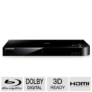 0700115636131 - SAMSUNG 4K UPSCALING 3D BLU-RAY DISC PLAYER WITH BUILT IN WI-FI, FULL WEB BROWSE
