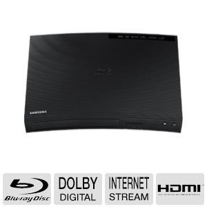0700115637411 - SAMSUNG SMART BLU-RAY DVD DISC PLAYER WITH 1080P FULL HD UPCONVERSION, PLAYS BLU-RAY DISCS, DVDS & CDS, PLUS SUPERIOR 6FT HIGH SPEED HDMI CABLE, BLACK FINISH