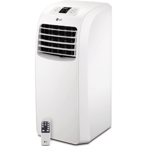 0700115643115 - LG ECO FRIENDLY 8,000 BTU PORTABLE AIR CONDITIONER WITH STANDARD 115V PLUG, AND AUTOMATIC DUHUMIDIFICATION & AUTO EVAPORATION SYSTEM, WITH 2 FAN /2 COOLING SPEEDS, AND WASHABLE MESH FILTER, EASY ROLL CASTOR WHEELS, LED DISPLAY PANEL AND FULL-FUNCTION REM