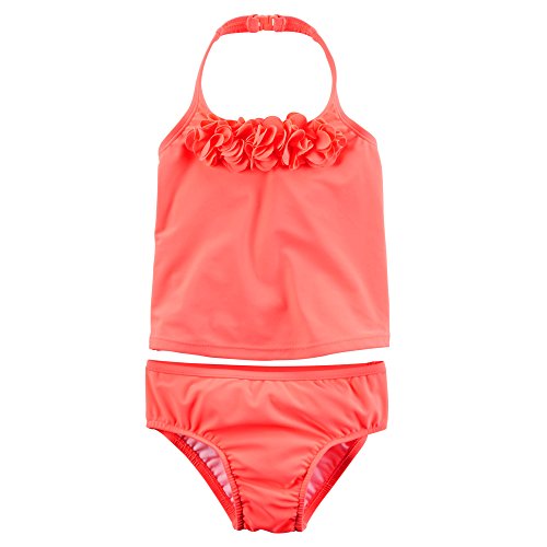 0700140401421 - CARTER'S BABY GIRL'S ROSETTE TANKINI SET 18 MONTHS - CORAL