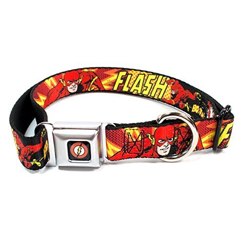 0700146971263 - THE FLASH - BOOM-KABOOM! DOG COLLAR - SMALL BY BUCKLE DOWN