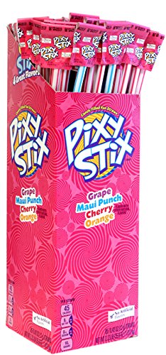0700153724340 - PIXY STIX CANDY FILLED FUN STRAWS, 0.42 OUNCE (PACK OF 85)