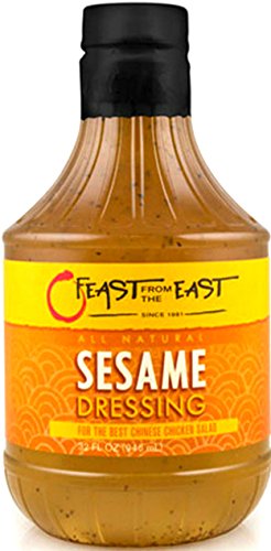 0700153823432 - FEAST FROM THE EAST ALL NATURAL SESAME SALAD DRESSING - LARGE 32 FL OZ