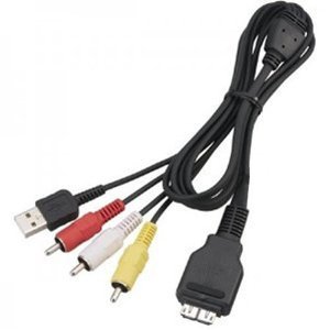 0700175766465 - VMC-MD2 VMCMD2 SONY USB & A/V AUDIO VIDEO RCA MULTI-USE TERMINAL CABLE CORD FOR SONY CYBERSHOT DSC-H20, DSC-HX1, DSC-HX5, DSC-HX5V, DSC-HX55, DSC-H55, DSC-T500, DSC-T900, DSC-TX7, DSC-W210, DSC-W215, DSC-W220, DSC-W230, DSC-W270, DSC-W275, DSC-W290 DIGIT