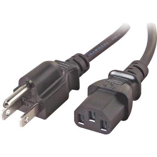 0700220517264 - T-POWER POWER CABLE FOR OPTOMA HD20, HD (1080P), 1700 ANSI LUMENS, HOME THEATER PROJECTOR SUPPLY WALL PLUG CABLE CORD
