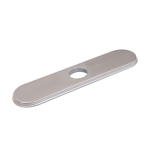 0700254819525 - ELITE DP11BN BRUSHED NICKEL KITCHEN SINK FAUCET HOLE COVER DECK PLATE ESCUTCHEON