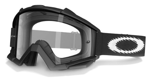 0700285200729 - OAKLEY PROVEN MX GOGGLES, FRAME/CLEAR LENS (MATTE BLACK, ONE SIZE)
