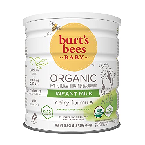 0070030165314 - BURTS BEES BABY ORGANIC INFANT MILK FORMULA WITH IRON, 23.2 OUNCE