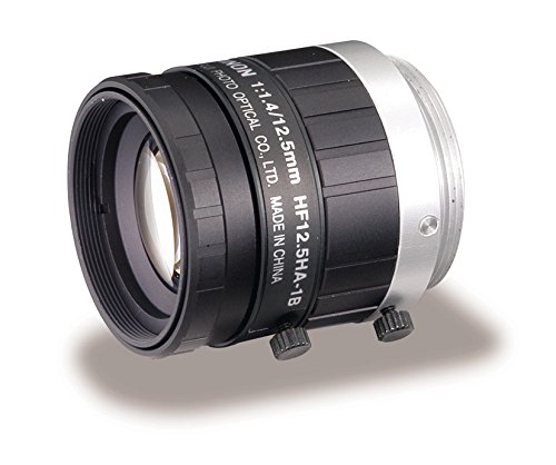 0700381650565 - FUJINON HF12.5HA-1B 12.5MM F/1.4 FIXED FOCAL LENS FOR 2/3 CCD, C-MOUNT, LOCKING IRIS/FOCUS, INDUSTRIAL AND MACHINE VISION
