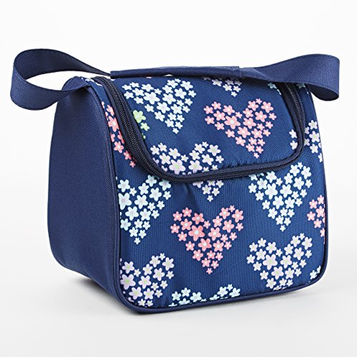 0700522146292 - MORGAN INSULATED LUNCH BAG (HEART FLOWERS)