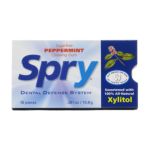 0700596000629 - SPRY CHEWING GUM WITH XYLITOL DENTAL DEFENSE SYSTEM PEPPERMINT 10 PIECE