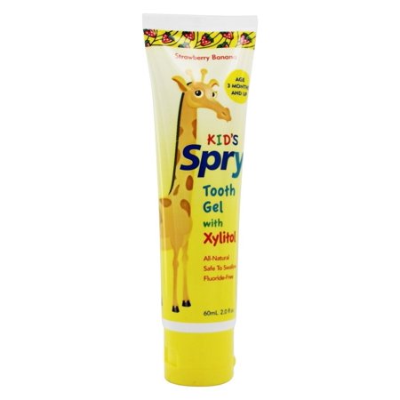 0700596000728 - KID'S SPRY TOOTH GEL WITH XYLITOL STRAWBERRY BANANA